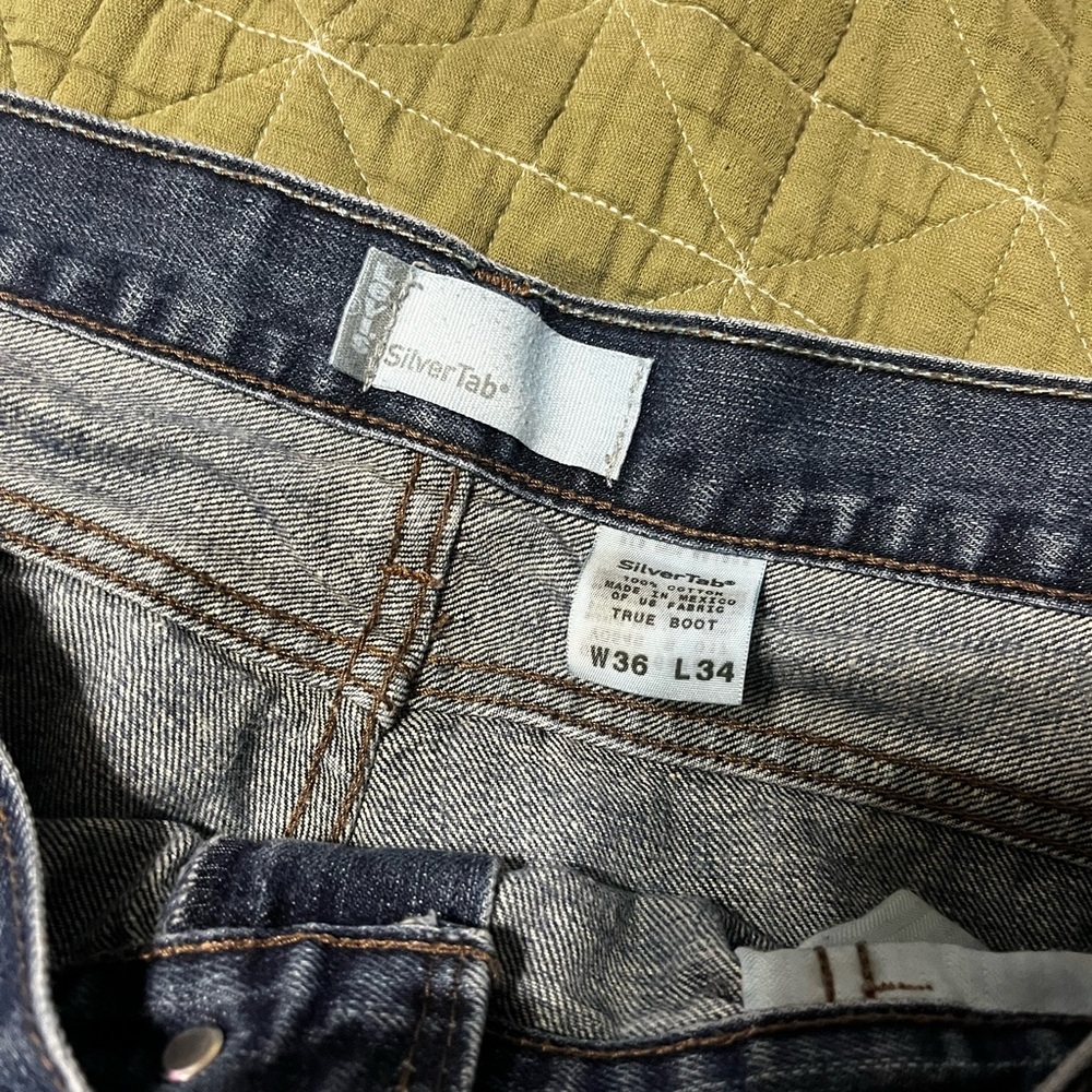 Levis Silvertab  Men's Blue Jeans 36x34